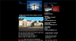 Desktop Screenshot of blufftonchurchofchrist.com